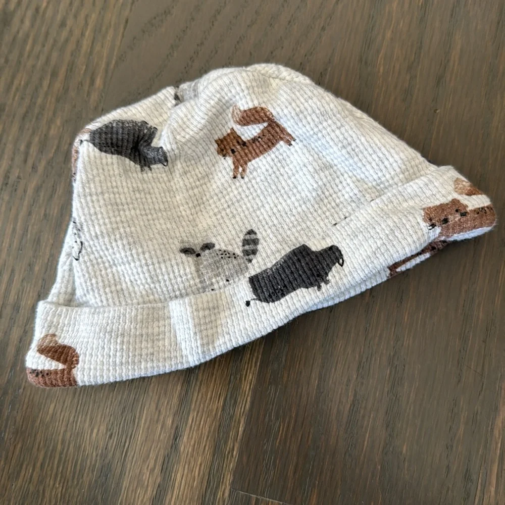 Carter’s 2-Piece Animal Snap-Up Sleep & Play Pajamas & Cap Set - 3M